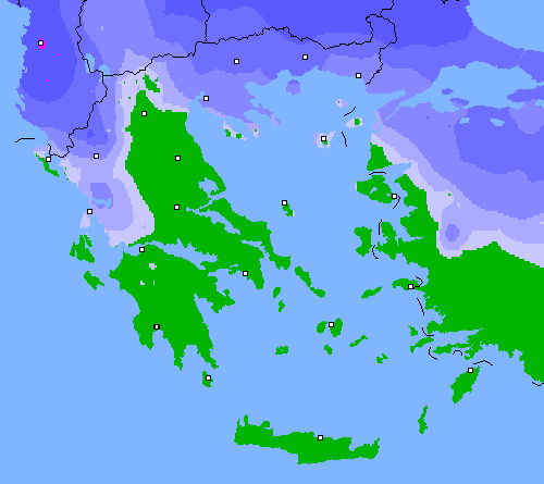 24ωρη βροχόπτωση  Ελλάδα