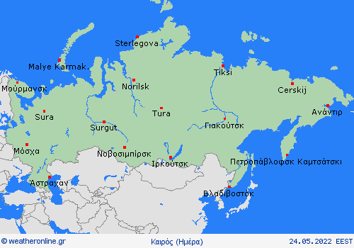 Επισκόπηση Ρωσία ΕΤΠΑ Ευρώπη Προγνωστικοί χάρτες 