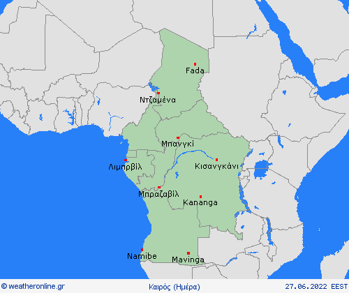 Επισκόπηση  Αφρική Προγνωστικοί χάρτες 